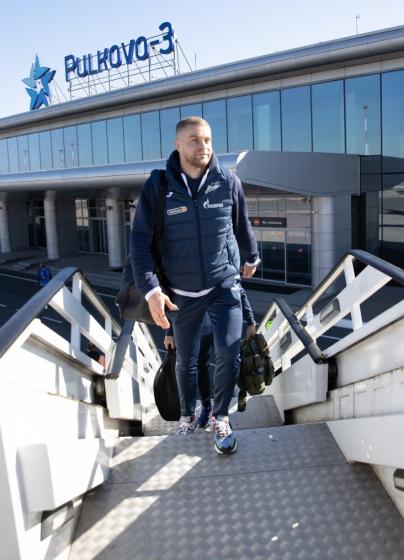 Вылет команды в Москву на матч «Локомотив» — «Зенит»