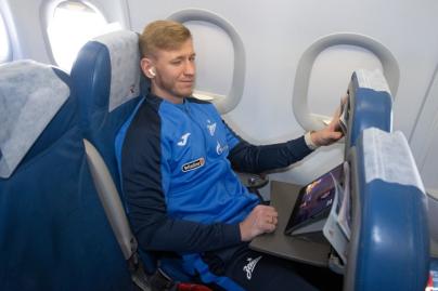 Вылет команды в Москву на матч «Локомотив» — «Зенит»