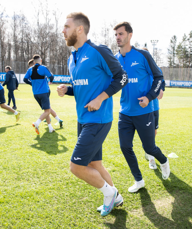 Открытая тренировка «Зенита» перед матчем с «Динамо»