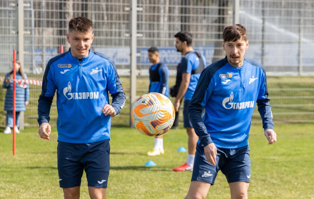 Открытая тренировка «Зенита» перед матчем с «Динамо»