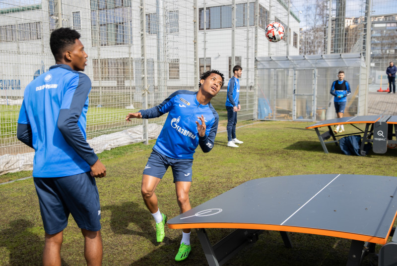 Открытая тренировка «Зенита» перед матчем с «Динамо»