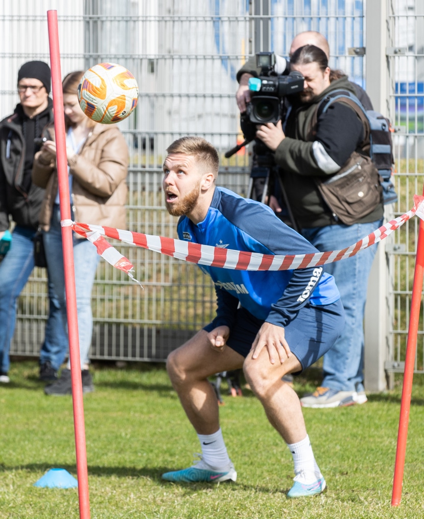 Открытая тренировка «Зенита» перед матчем с «Динамо»
