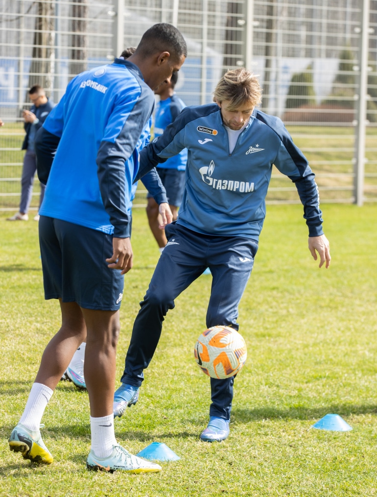 Открытая тренировка «Зенита» перед матчем с «Динамо»