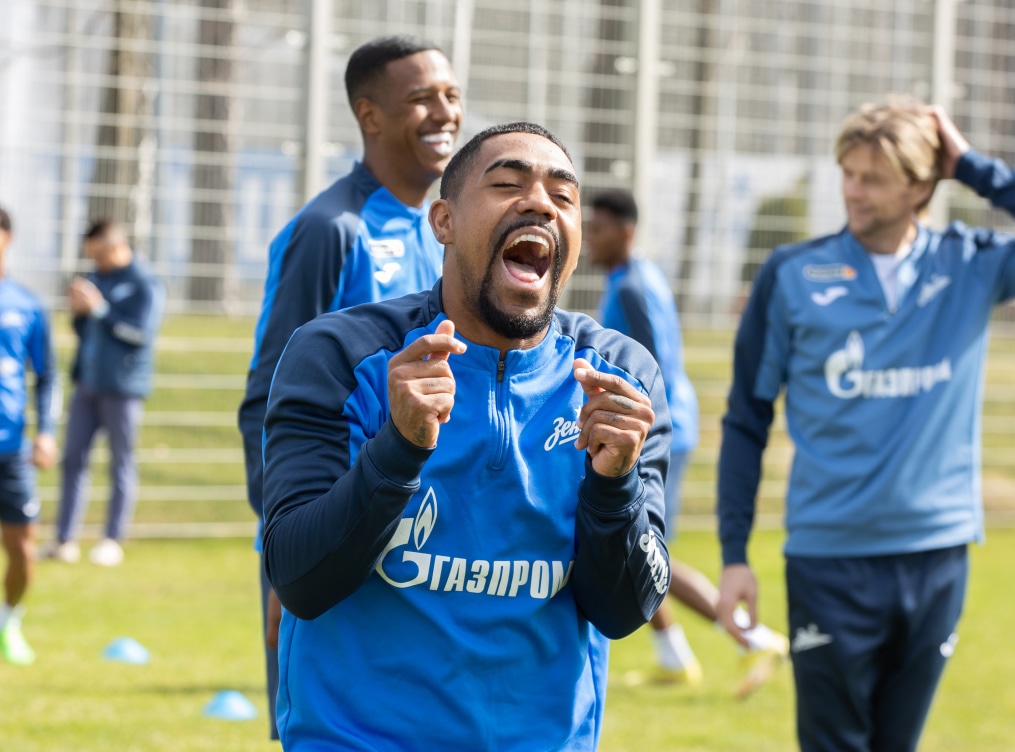 Открытая тренировка «Зенита» перед матчем с «Динамо»