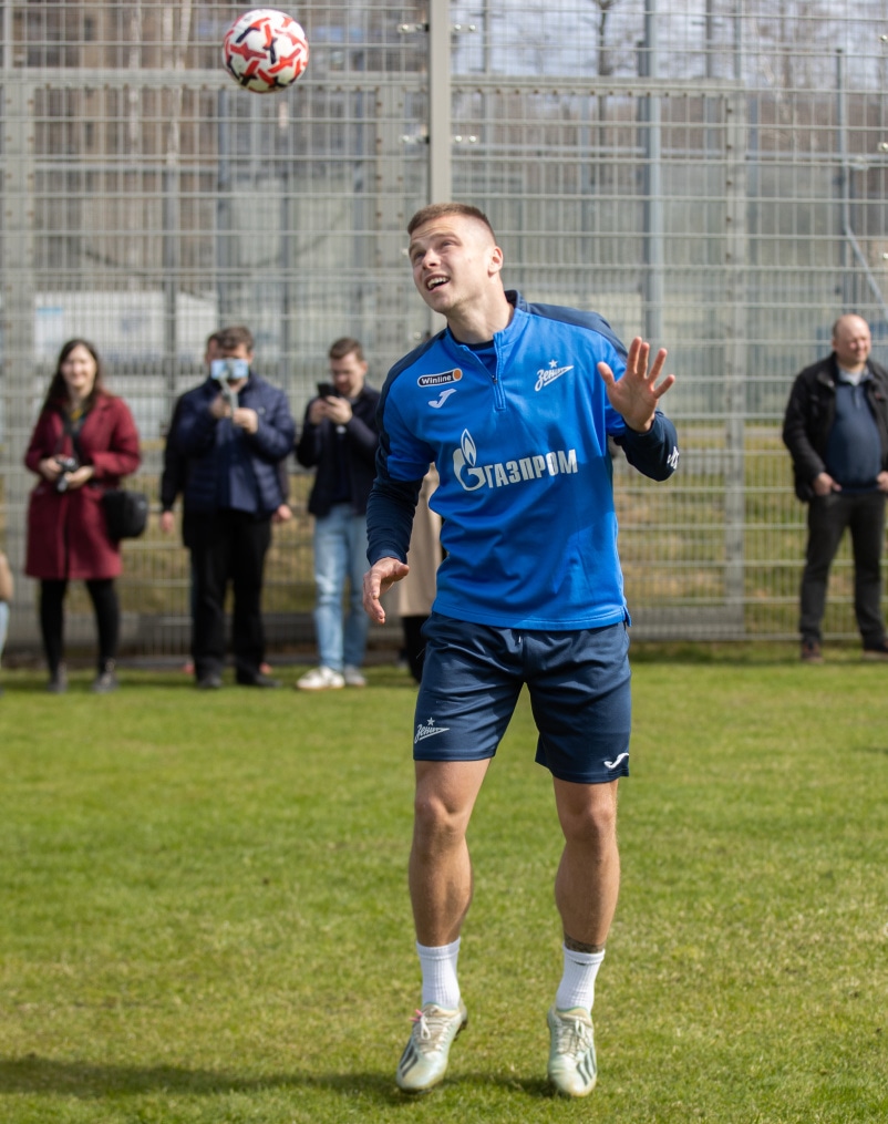 Открытая тренировка «Зенита» перед матчем с «Динамо»