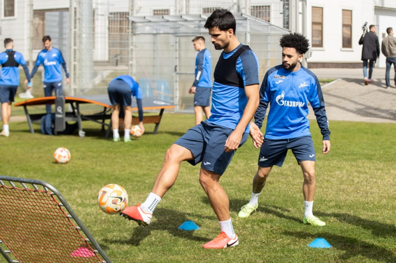 Открытая тренировка «Зенита» перед матчем с «Динамо»