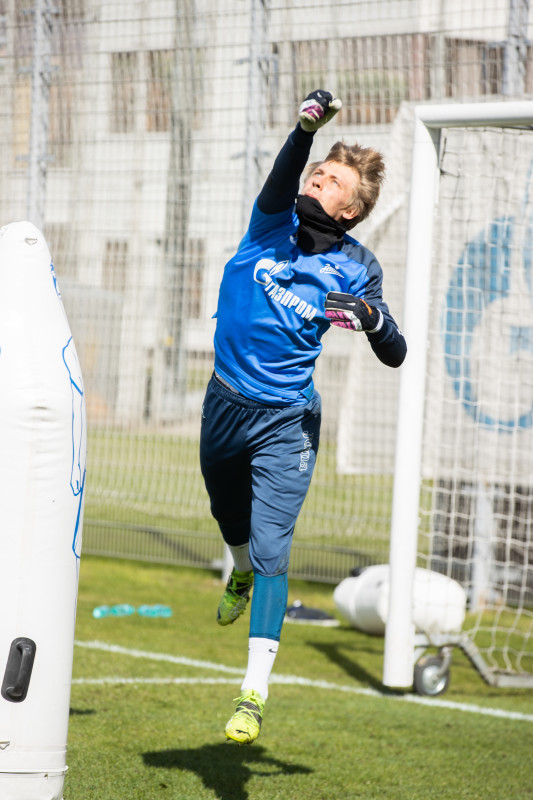 Открытая тренировка «Зенита» перед матчем с «Динамо»