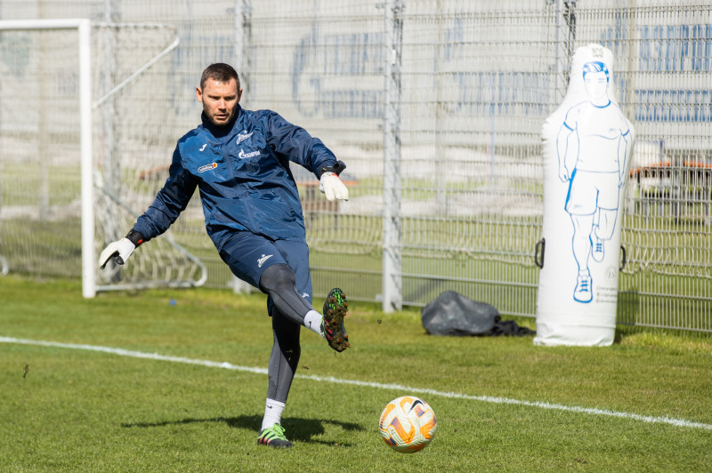 Открытая тренировка «Зенита» перед матчем с «Динамо»