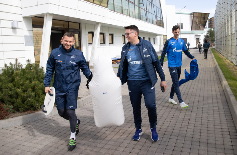 Открытая тренировка «Зенита» перед матчем с «Динамо»
