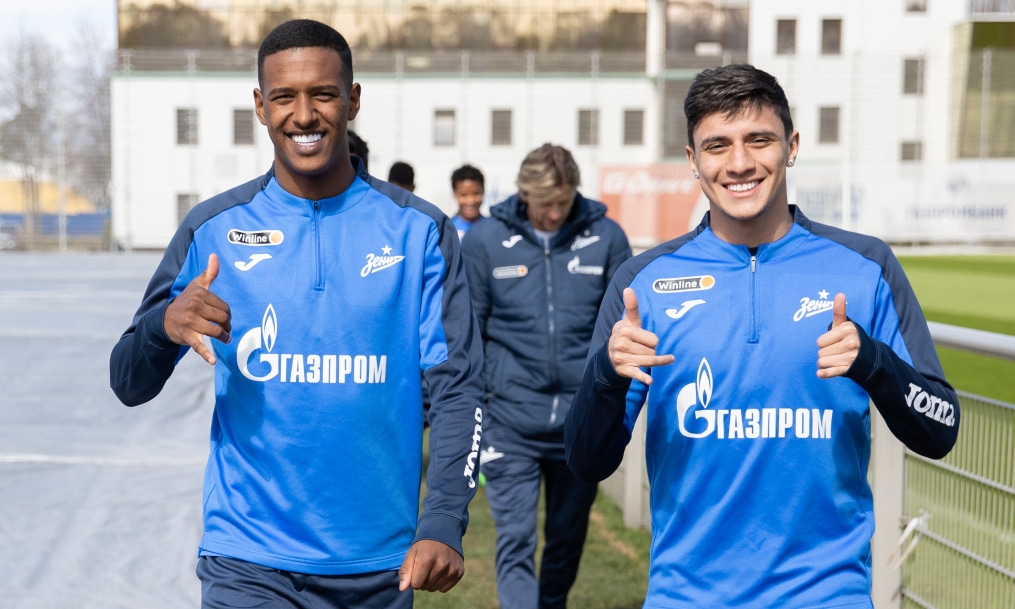 Открытая тренировка «Зенита» перед матчем с «Динамо»