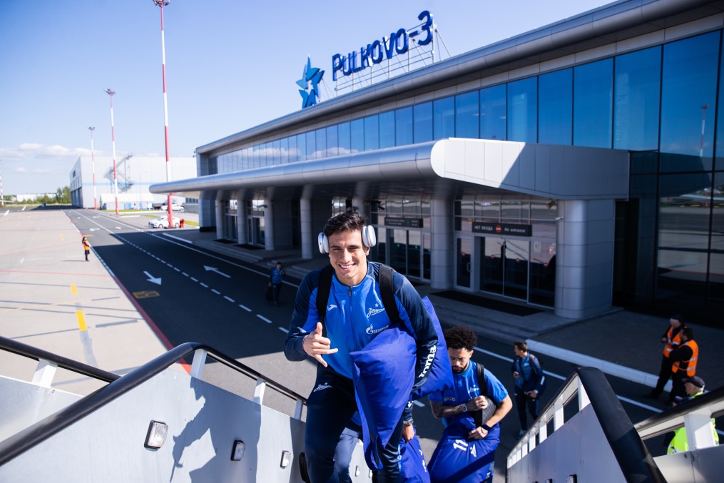 Вылет «Зенита» на матч с «Оренбургом»