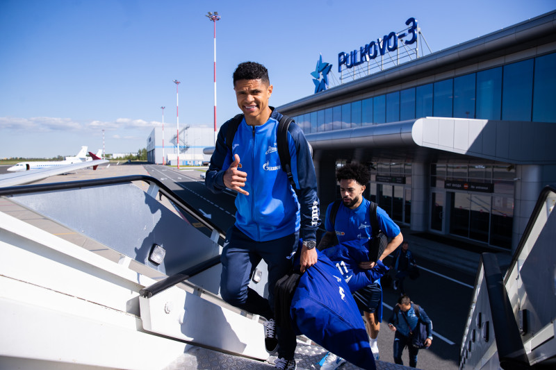 Вылет «Зенита» на матч с «Оренбургом»