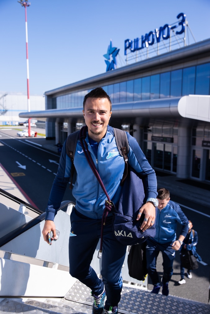 Вылет «Зенита» на матч с «Оренбургом»