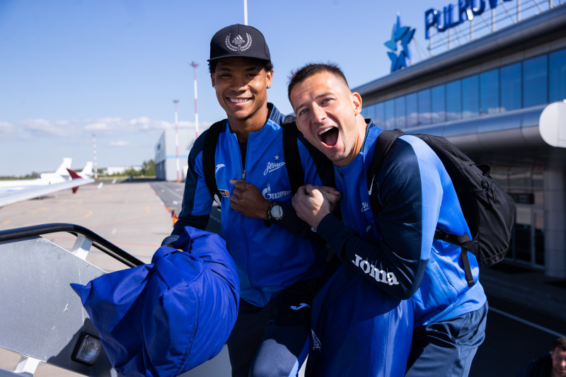 Вылет «Зенита» на матч с «Оренбургом»