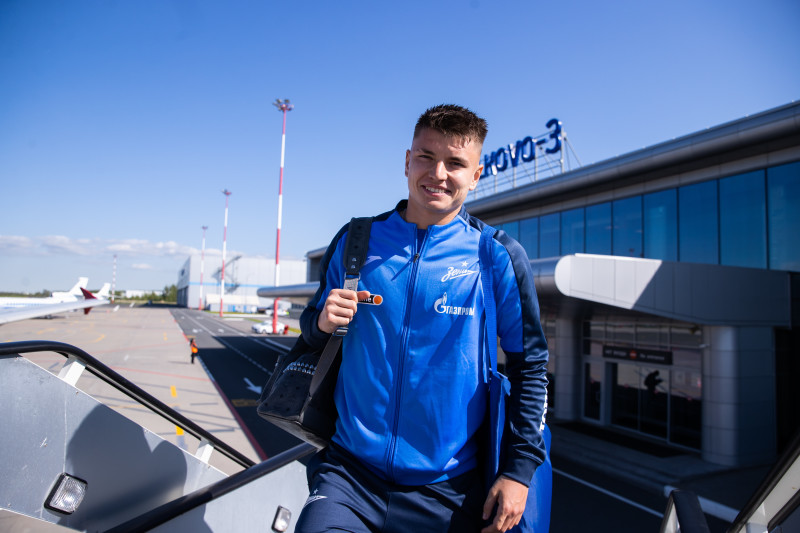 Вылет «Зенита» на матч с «Оренбургом»