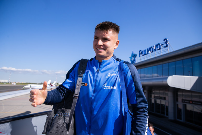 Вылет «Зенита» на матч с «Оренбургом»