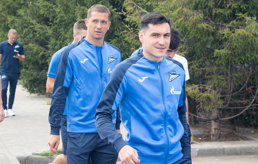 Прогулка команды перед матчем «Зенит» — ЦСКА