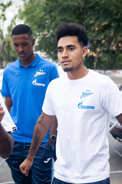 Прогулка команды перед матчем «Зенит» — ЦСКА