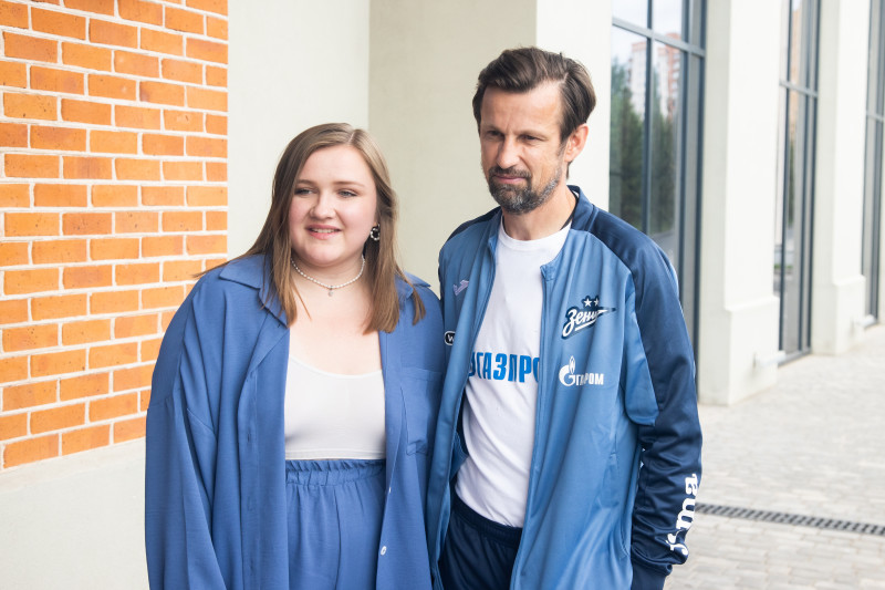 Прогулка команды перед матчем «Зенит» — ЦСКА