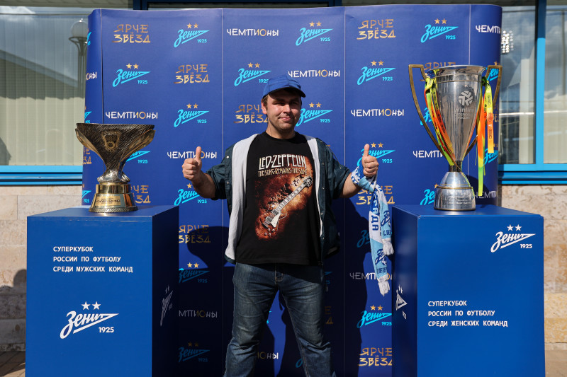 «Фан-променад» перед матчем  Суперлиги 2023, «Зенит» — «Чертаново»