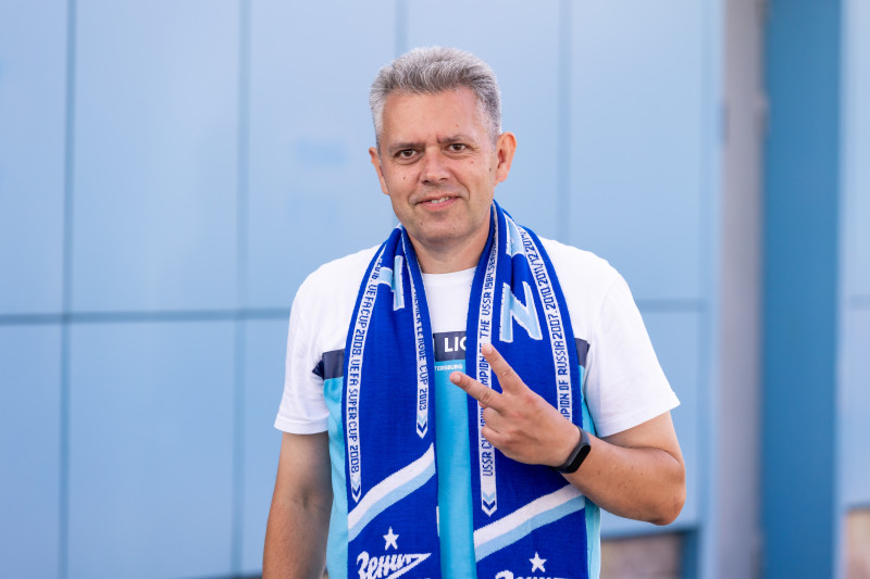 Болельщики на матче Суперлиги 2023, «Зенит» — «Чертаново»