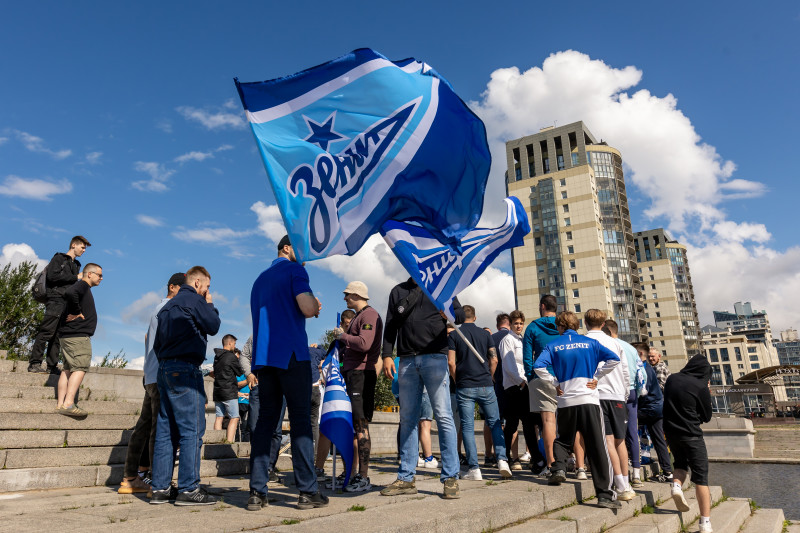 Бэкстейдж съемок видеоклипа «Мы верим в „Зенит“!»