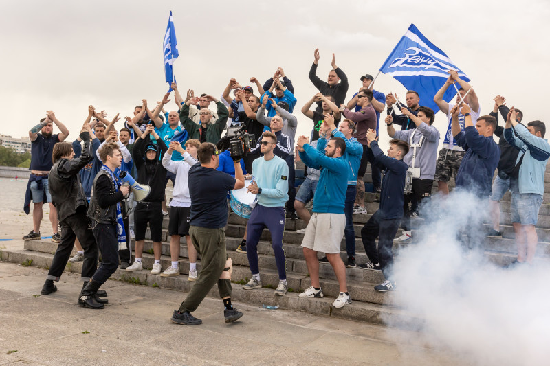 Бэкстейдж съемок видеоклипа «Мы верим в „Зенит“!»