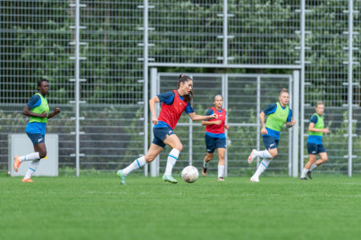 Тренировка женской команды «Зенит» перед матчем с «Динамо»