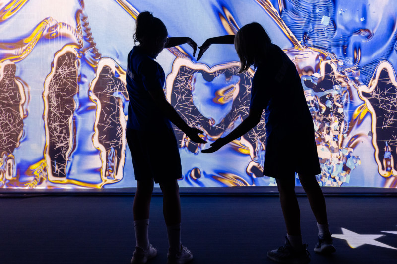 Экскурсия женской команды «Зенит»-U-14 в галерею «Цифергауз»