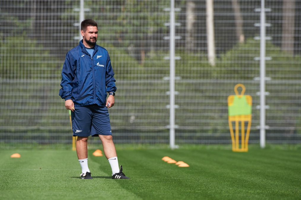 Тренировка женской команды «Зенит» перед матчем с «Динамо»