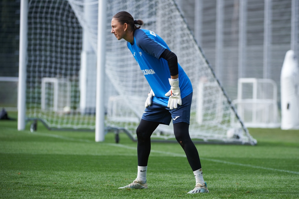 Тренировка женской команды «Зенит» перед матчем с «Динамо»