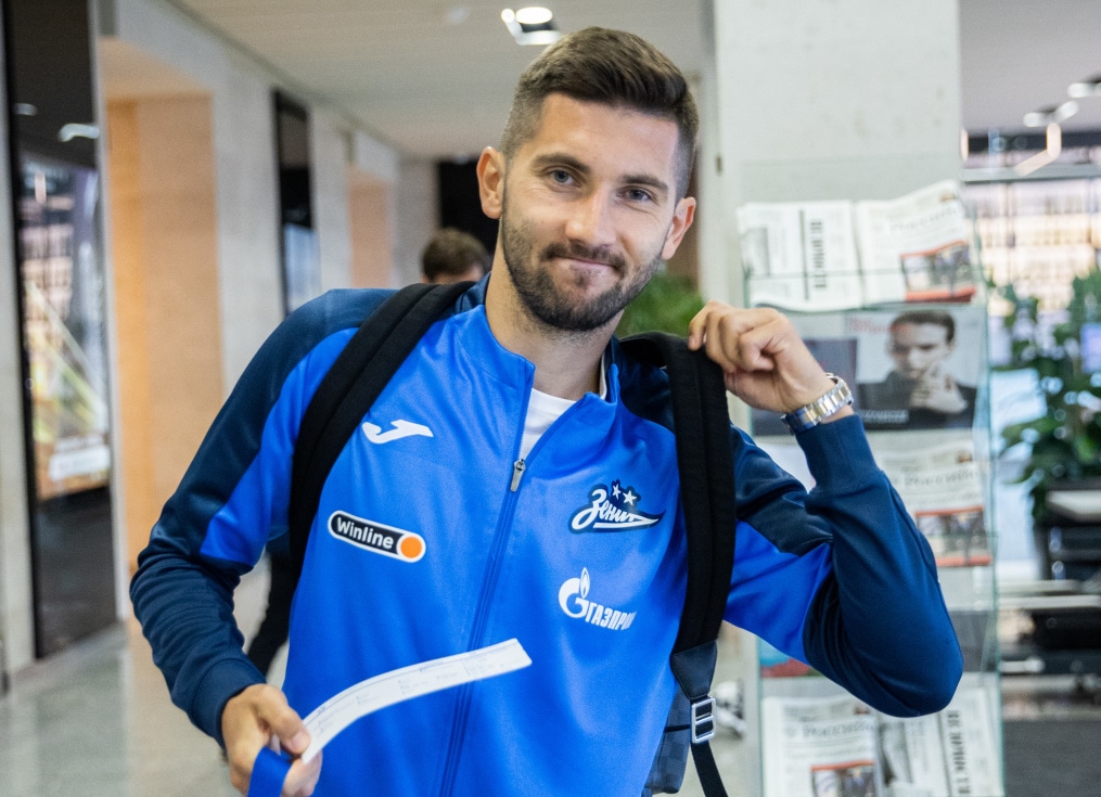 Вылет «Зенита» на матч со «Спатраком»