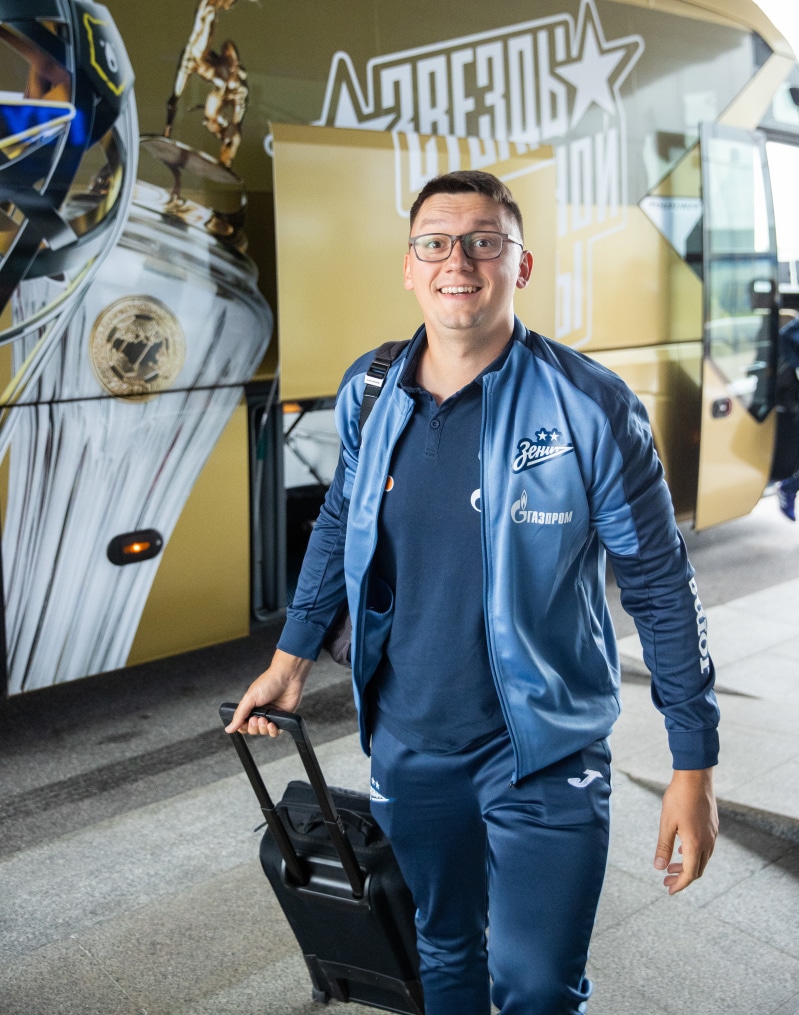 Вылет «Зенита» на матч со «Спатраком»