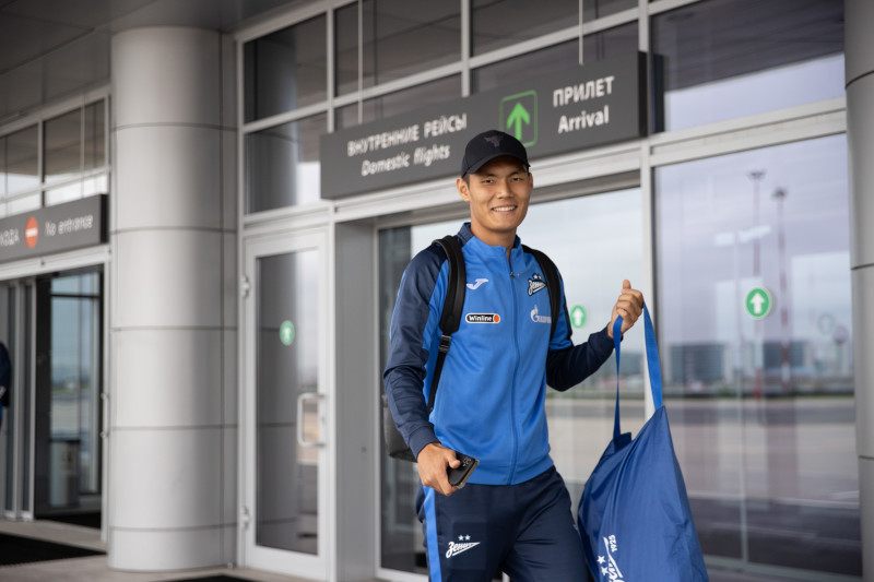 Вылет «Зенита» на матч со «Спатраком»