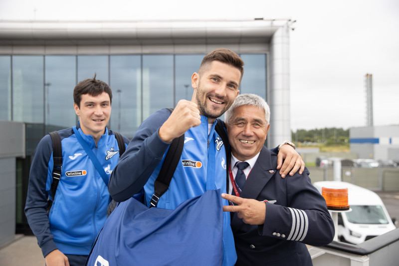 Вылет «Зенита» на матч со «Спатраком»