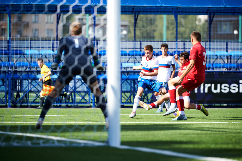 XVI международный юношеский турнир памяти Ю. А. Морозова. Сборная Беларуси — Сборная России
