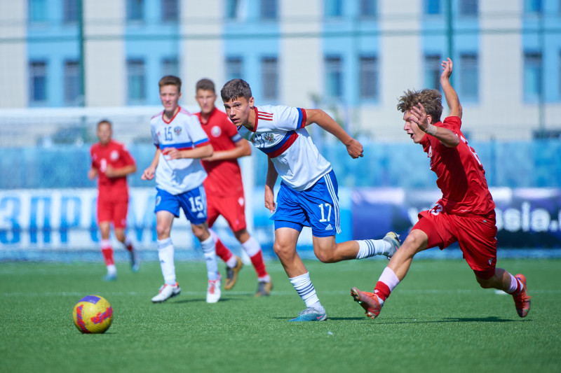 XVI международный юношеский турнир памяти Ю. А. Морозова. Сборная Беларуси — Сборная России