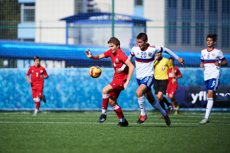 XVI международный юношеский турнир памяти Ю. А. Морозова. Сборная Беларуси — Сборная России