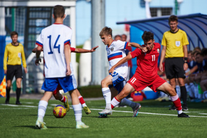 XVI международный юношеский турнир памяти Ю. А. Морозова. Сборная Беларуси — Сборная России