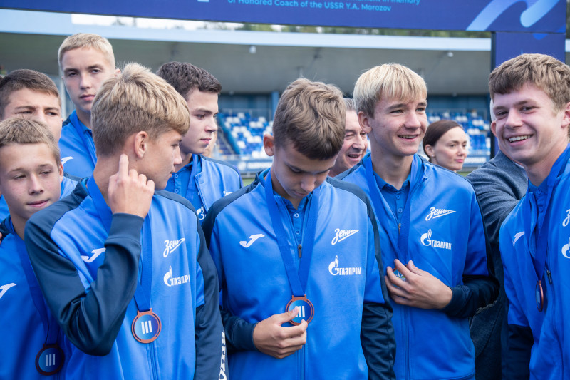 XVI международный юношеский турнир памяти Ю. А. Морозова. Церемония награждения