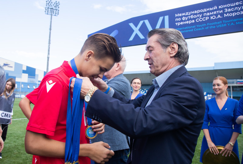XVI международный юношеский турнир памяти Ю. А. Морозова. Церемония награждения