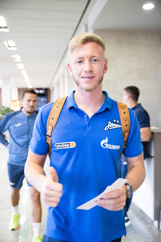 Вылет «Зенита» на матч с «Балтикой»