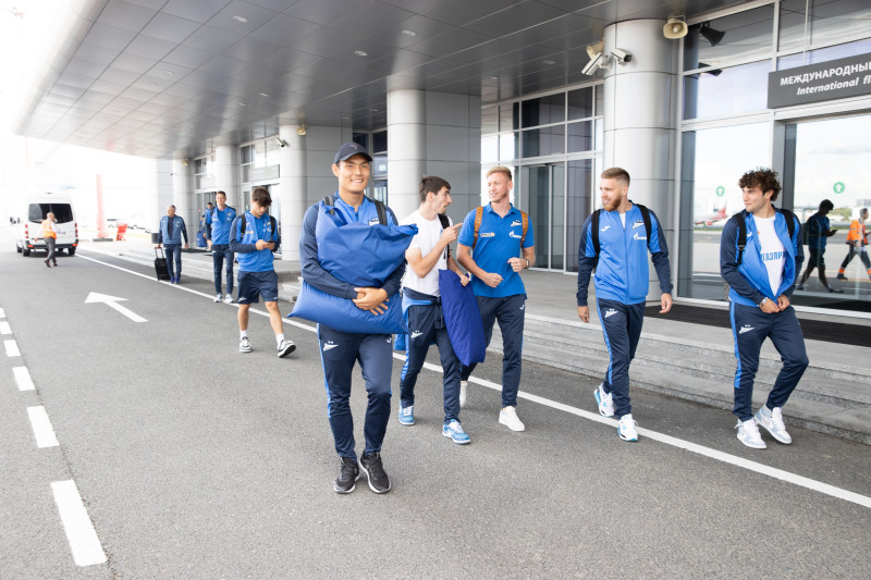 Вылет «Зенита» на матч с «Балтикой»