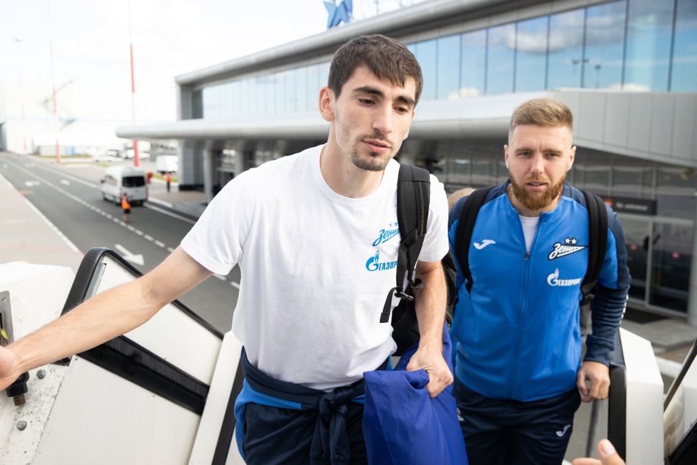 Вылет «Зенита» на матч с «Балтикой»