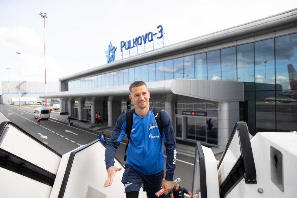 Вылет «Зенита» на матч с «Балтикой»