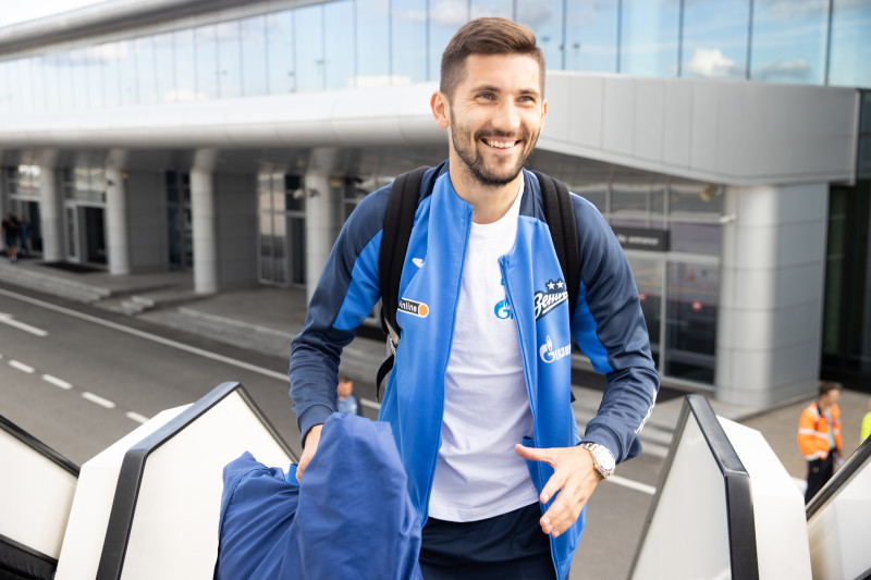 Вылет «Зенита» на матч с «Балтикой»