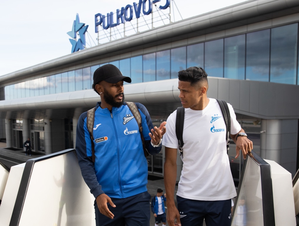 Вылет «Зенита» на матч с «Балтикой»