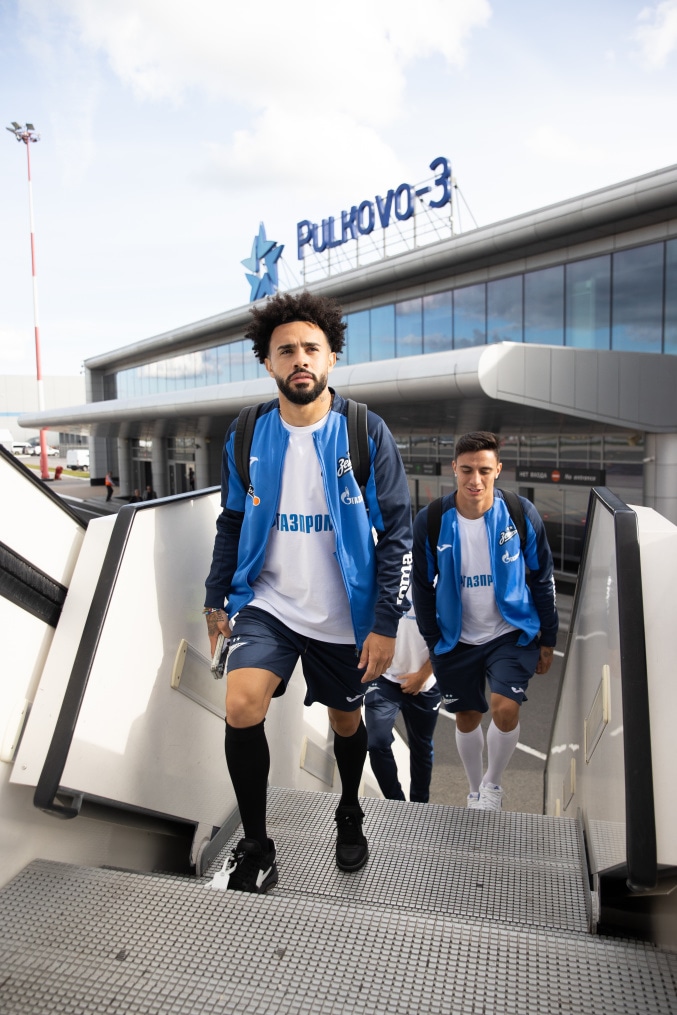 Вылет «Зенита» на матч с «Балтикой»