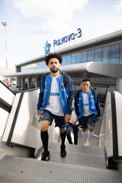 Вылет «Зенита» на матч с «Балтикой»