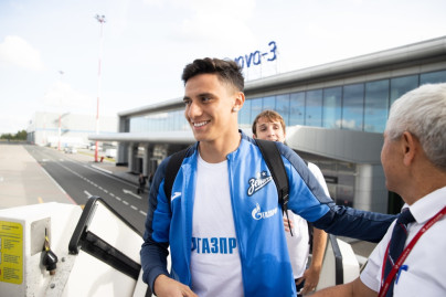 Вылет «Зенита» на матч с «Балтикой»